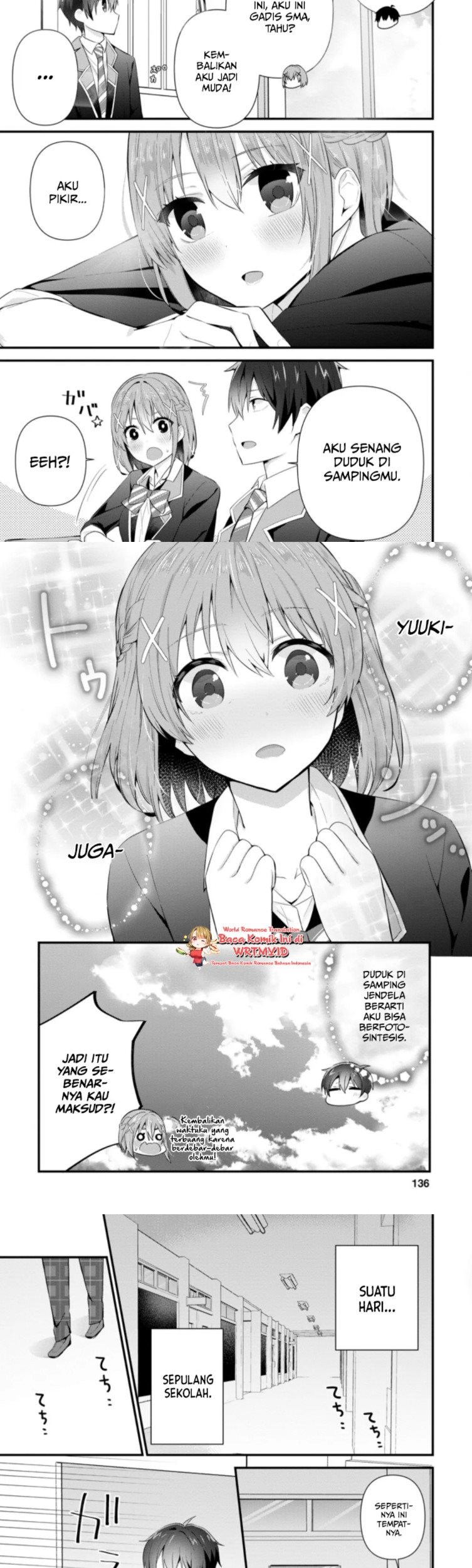 The Cute Girl Sitting Next to Me Is Trying to Make Me Fall in Love With Her as a Way to Ridicule Me, but the Tables Were Turned on Her Before She Knew It Chapter 10 Gambar 7