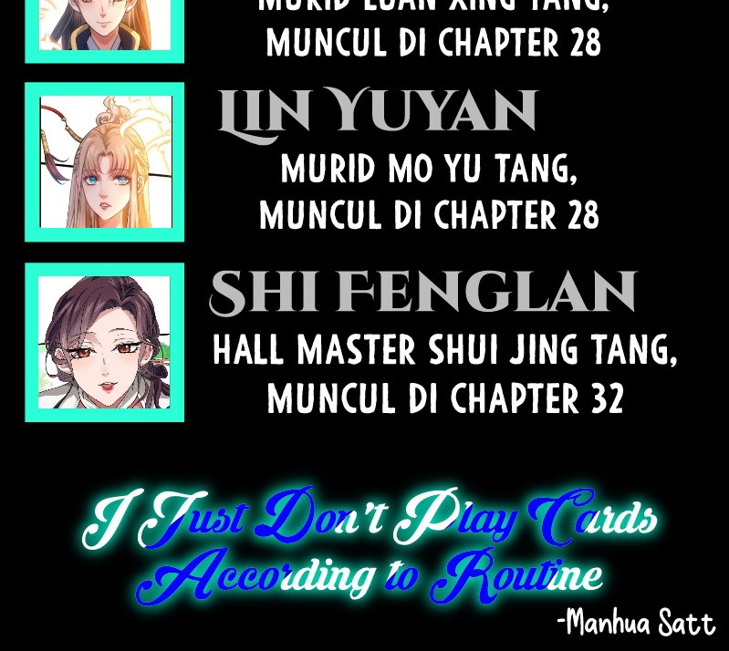 I Just Don’t Play the Card According to the Routine Chapter 46 Gambar 71