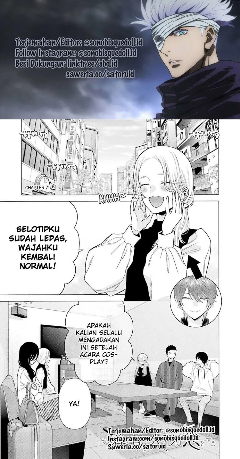 Baca Komik Sono Bisque Doll wa Koi wo suru Chapter 71 Gambar 1