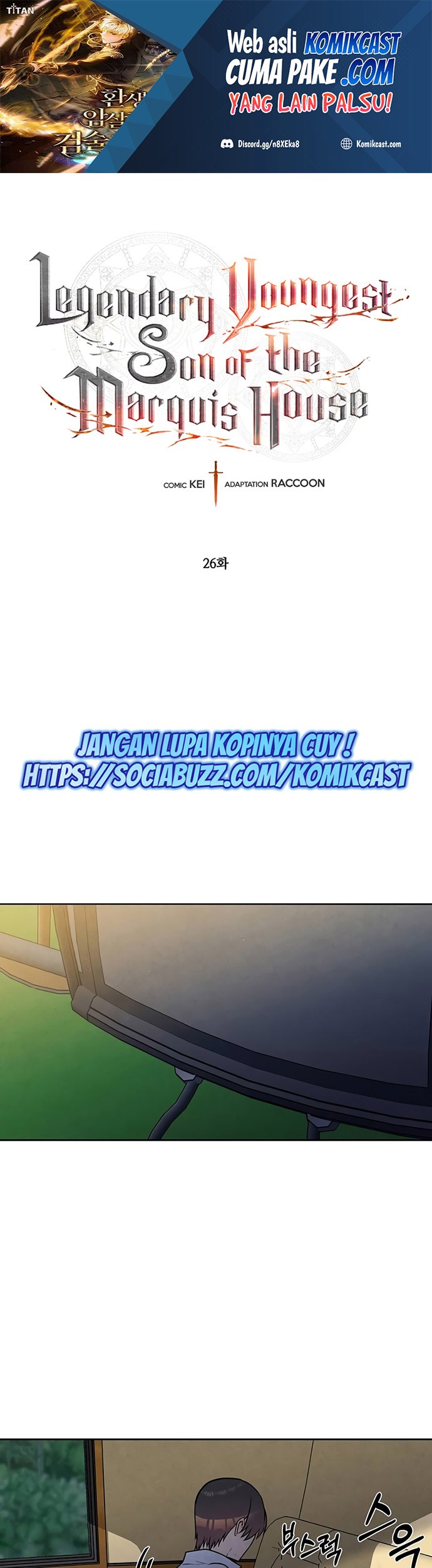 Baca Manhwa Legendary Youngest Son of the Marquis House Chapter 26 Gambar 2