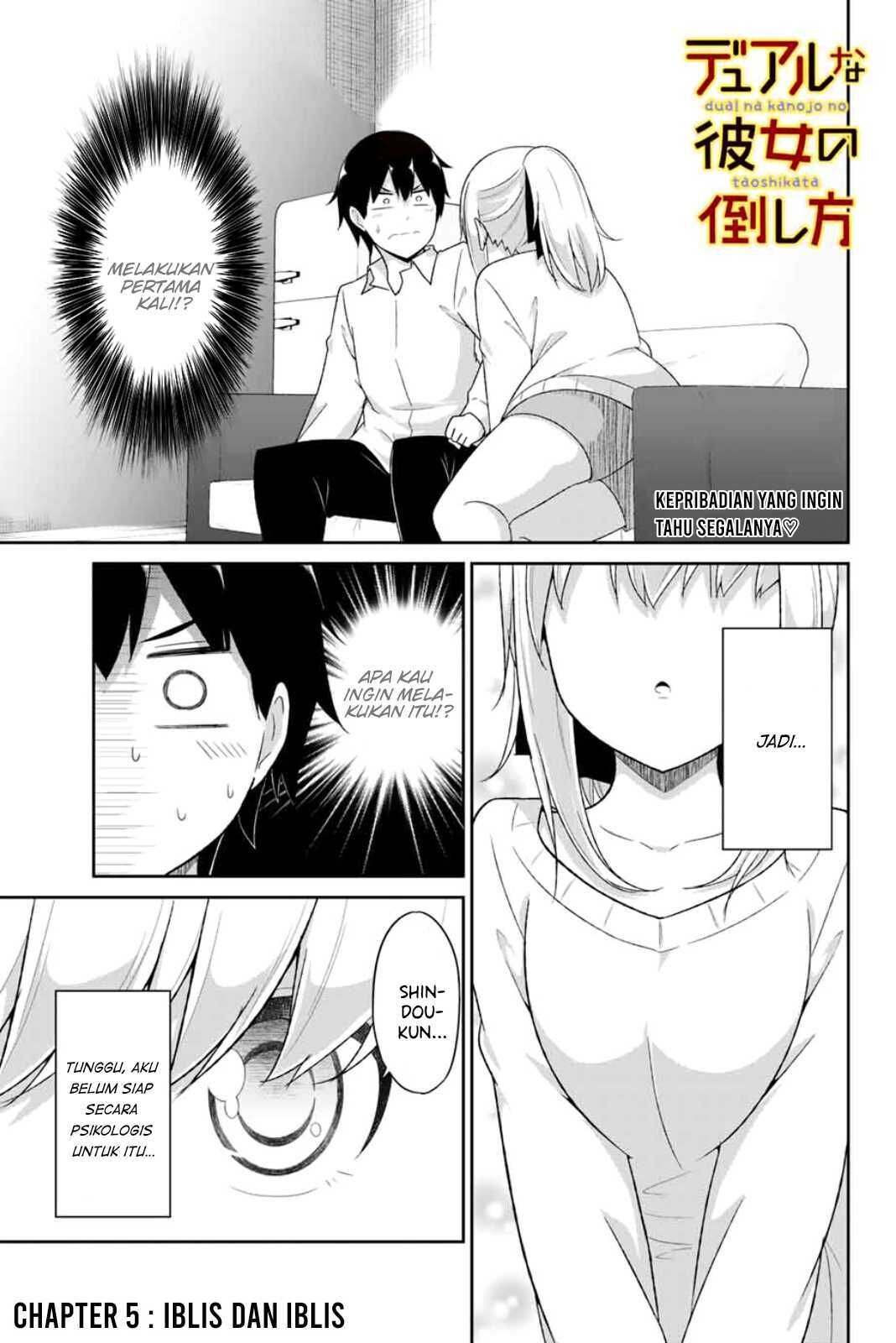 Baca Manga Dual na Kanojo no Taoshikata Chapter 05 Gambar 2