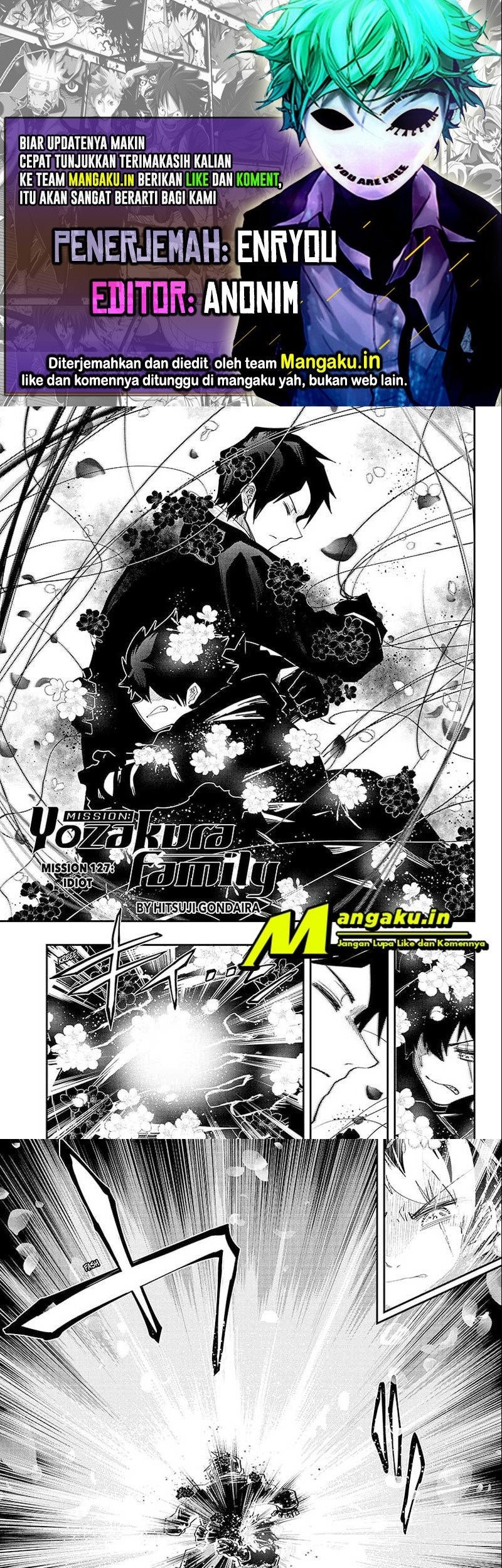 Baca Komik Mission: Yozakura Family Chapter 127 Gambar 1