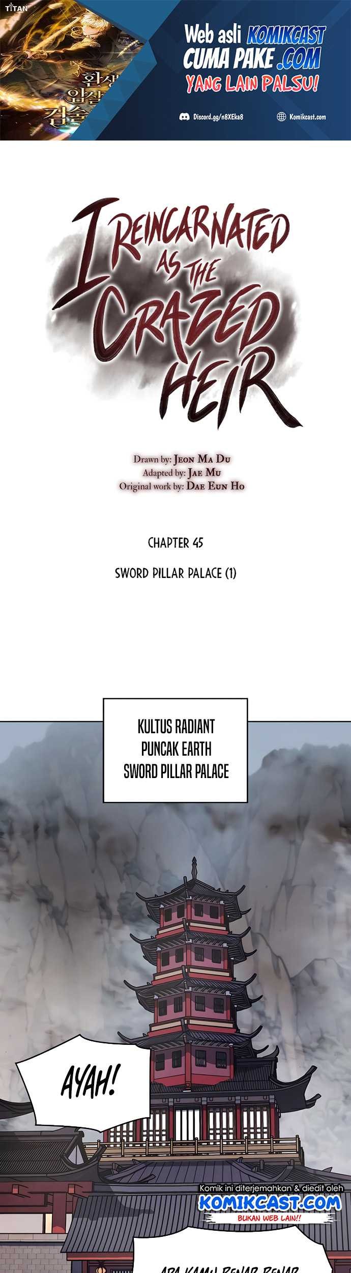 Baca Manhwa I Reincarnated As The Crazed Heir Chapter 45 Gambar 2