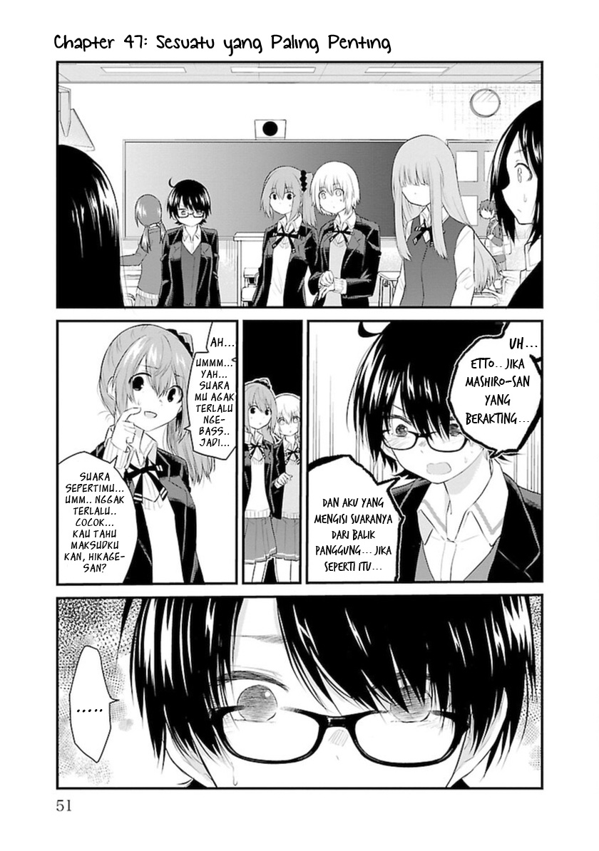 Baca Manga Koe ga dasenai Shoujo wa “Kanojo ga Yasashisugiru” to Omotte iru Chapter 47 Gambar 2