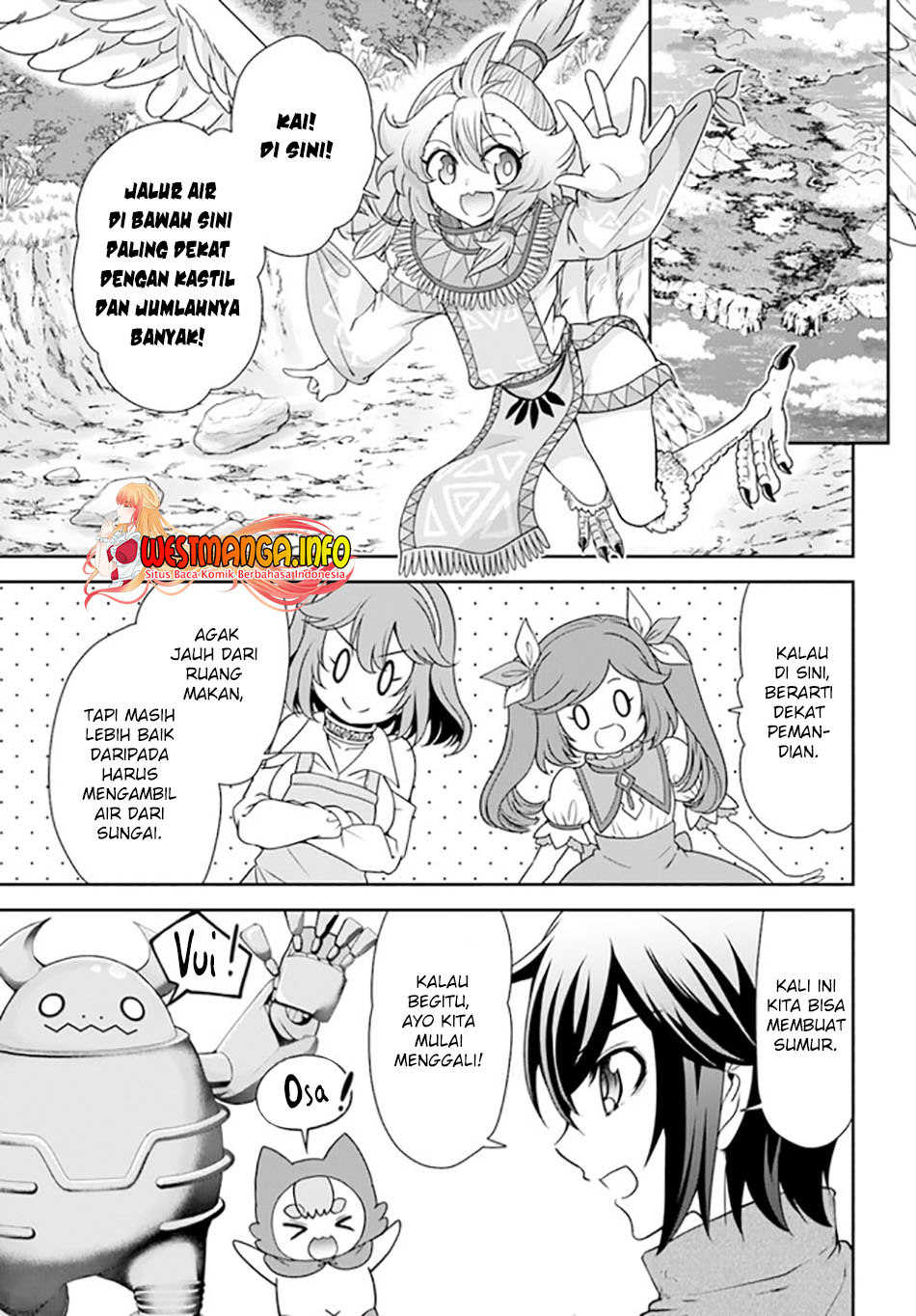 Baca Manga Tenohira Kaitaku Mura de Isekai Kenkokuki: Fueteku Yome-tachi to Nonbiri Mujintou Life (fix) Chapter 33 Gambar 2