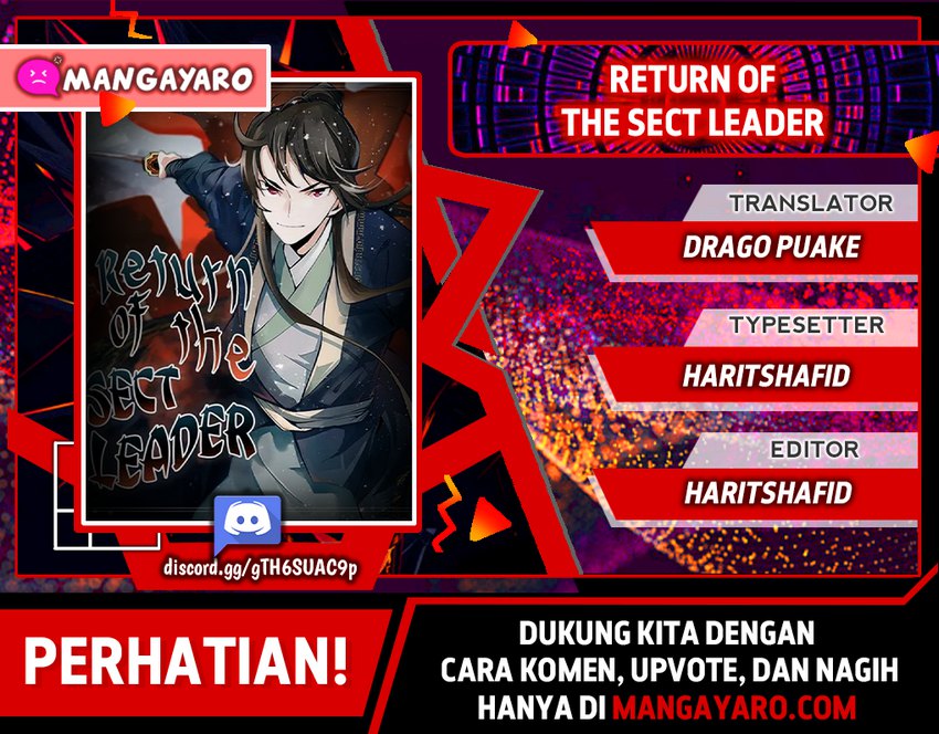 Baca Komik The Return of the Sect Leader Chapter 01.1 Gambar 1