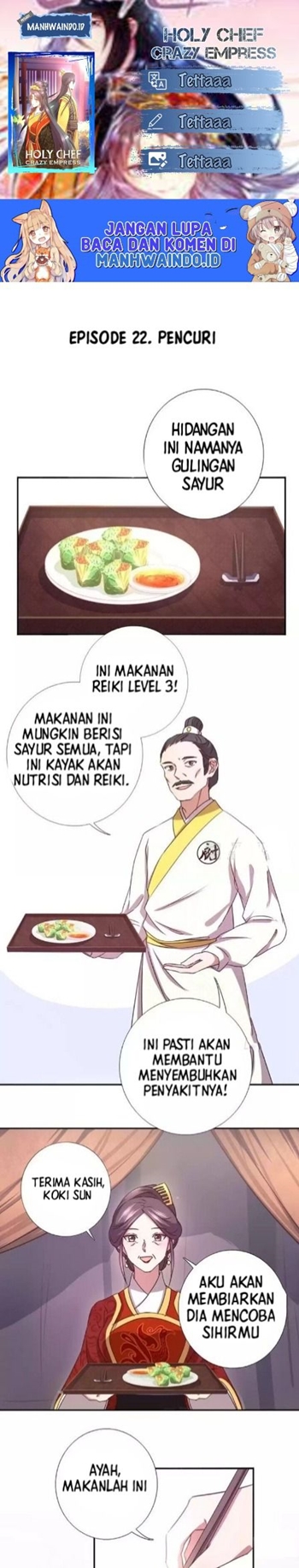 Baca Komik Holy Chef, Crazy Empress Chapter 22 Gambar 1