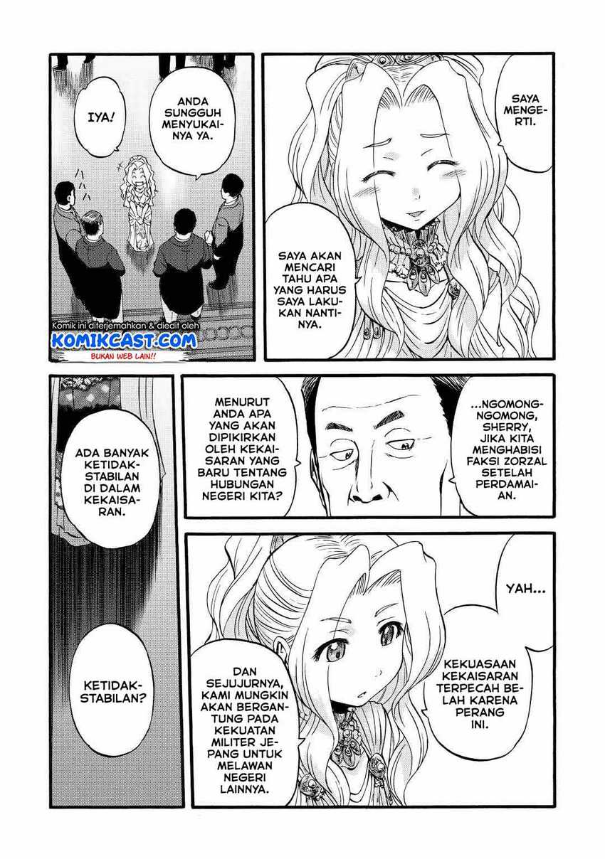 Gate – Jietai Kare no Chi nite Kaku Tatakeri Chapter 112 Gambar 22
