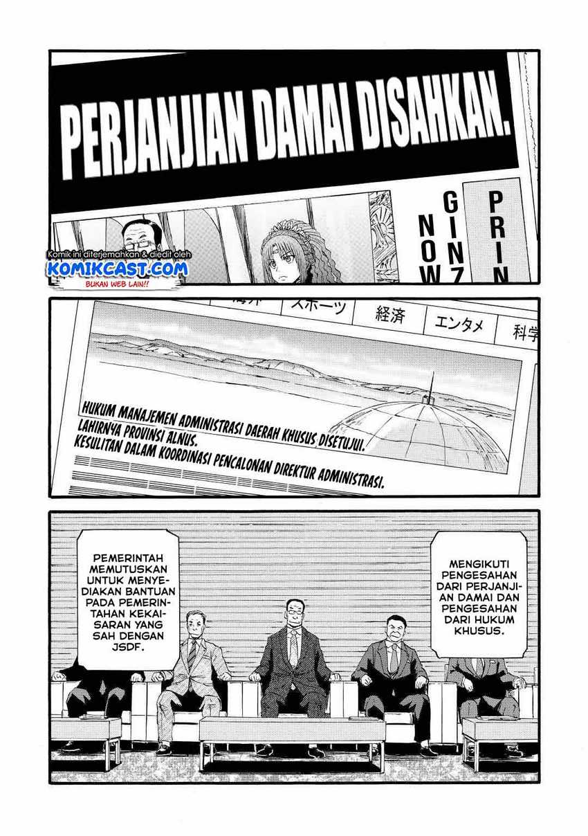 Gate – Jietai Kare no Chi nite Kaku Tatakeri Chapter 112 Gambar 25