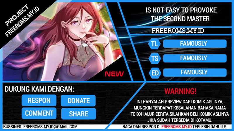 Baca Komik Is Not Easy To Provoke The Second Master Chapter 25 Gambar 1