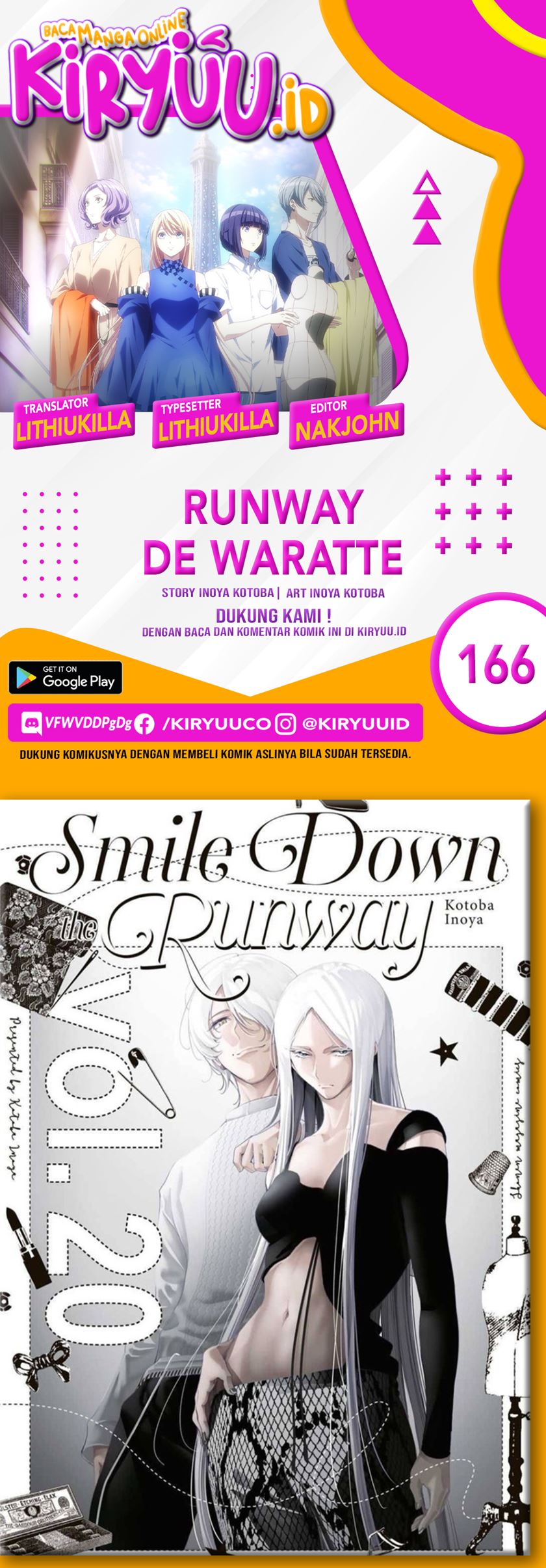 Baca Komik Runway de Waratte Chapter 166 Gambar 1