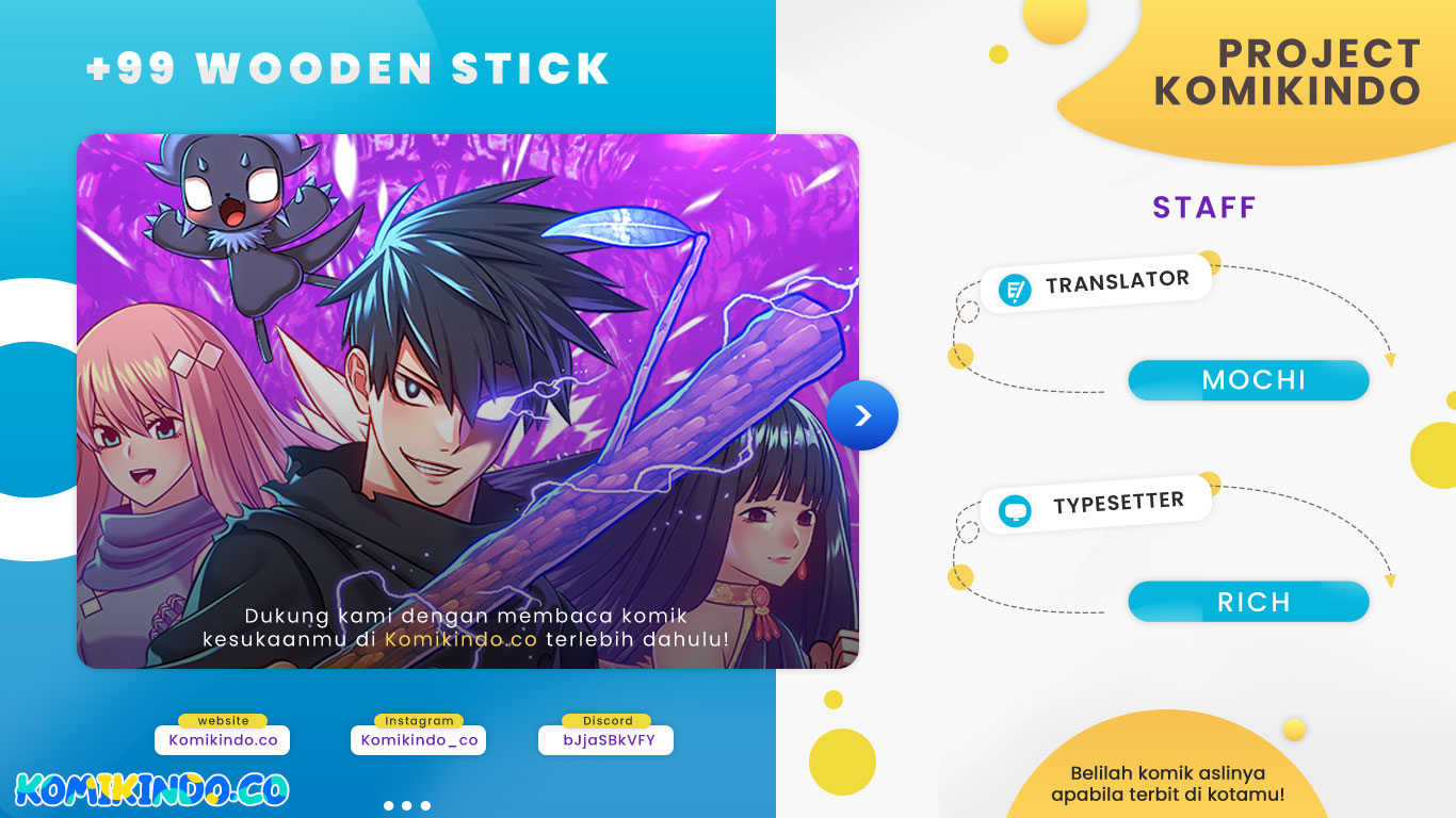 Baca Komik +99 Wooden Stick Chapter 01 Gambar 1