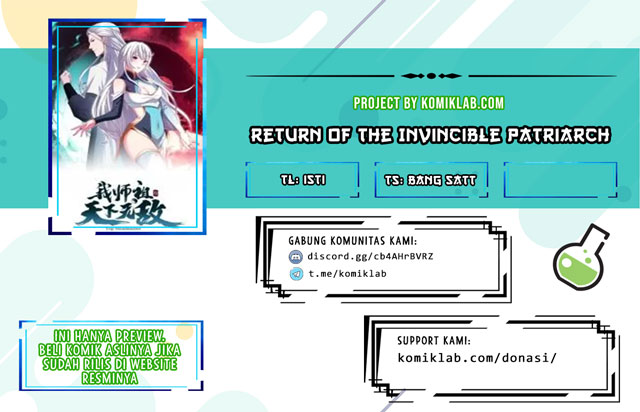 Baca Komik Return of the Invincible Patriarch Chapter 08 Gambar 1