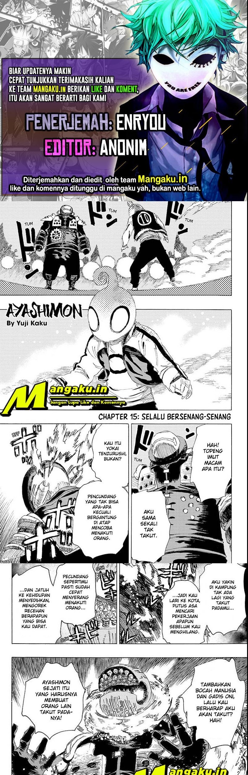 Baca Komik Ayashimon Chapter 15 Gambar 1