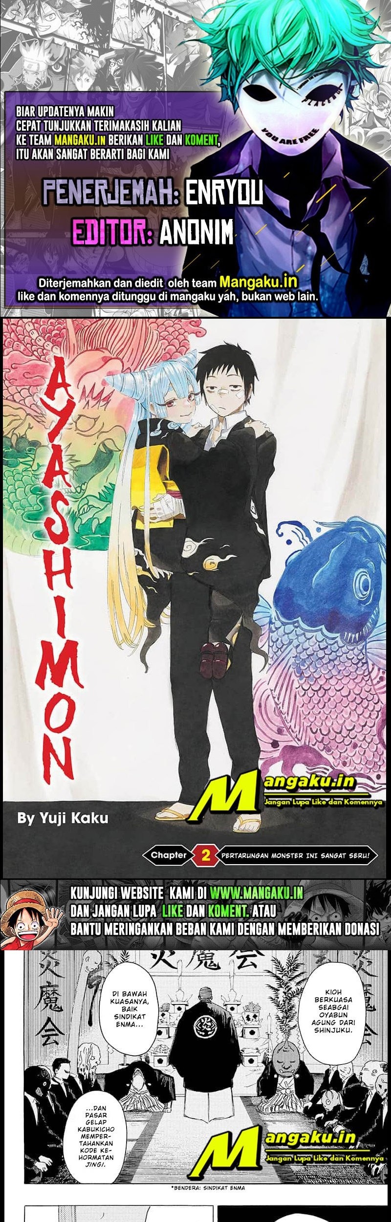 Baca Komik Ayashimon Chapter 02 Gambar 1