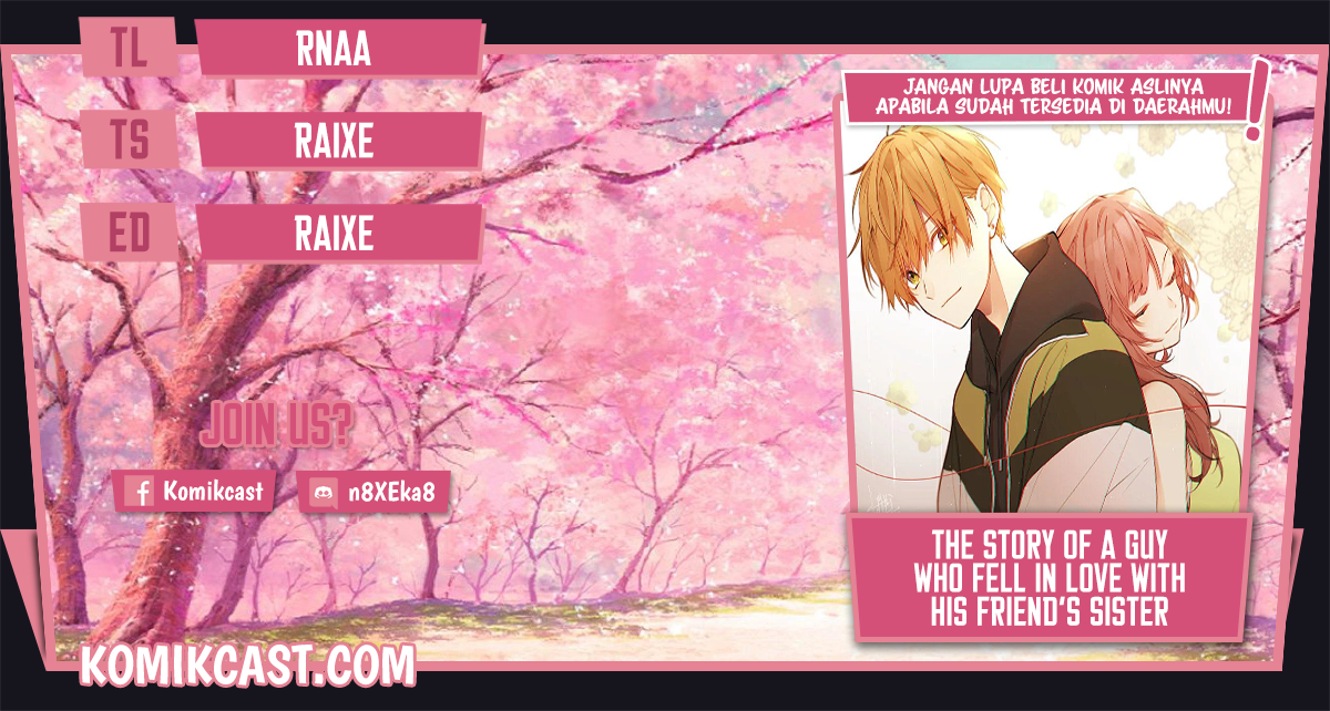 Baca Komik The Story of a Guy who fell in love with his Friend’s Sister Chapter 12 Gambar 1
