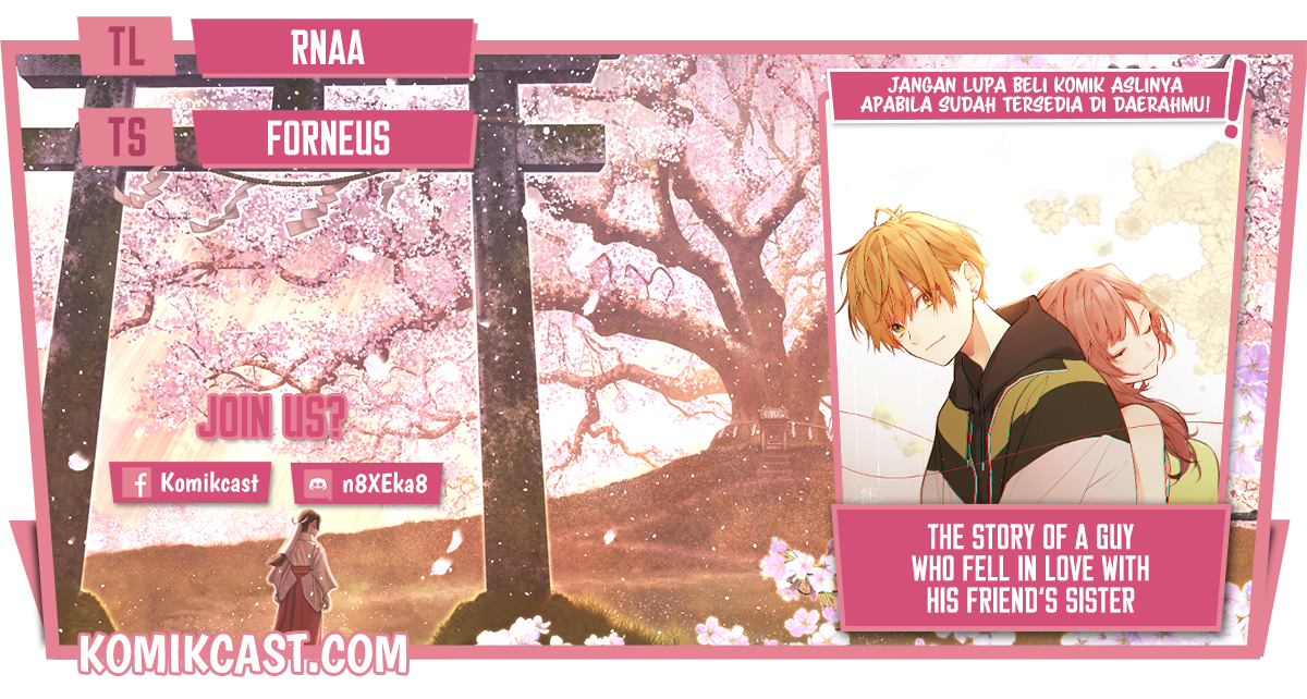 Baca Komik The Story of a Guy who fell in love with his Friend’s Sister Chapter 11 Gambar 1