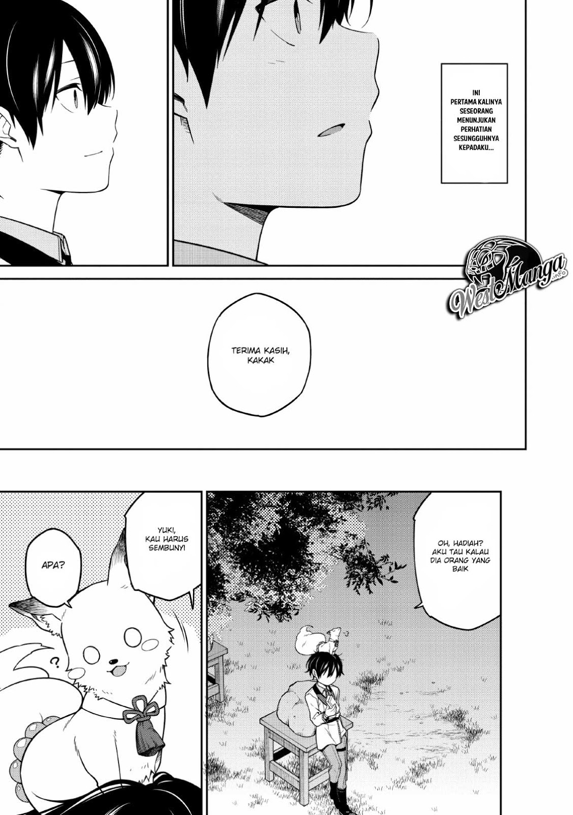 Saikyou Onmyouji no Isekai Tenseiki ~Geboku no Youkaidomo ni Kurabete Monster ga Yowaisugirundaga~ Chapter 01.2 Gambar 34