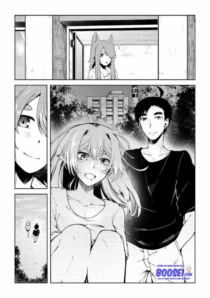 Mujintou De Elf to Kyoudou Seikatsu Chapter 09 Gambar 18