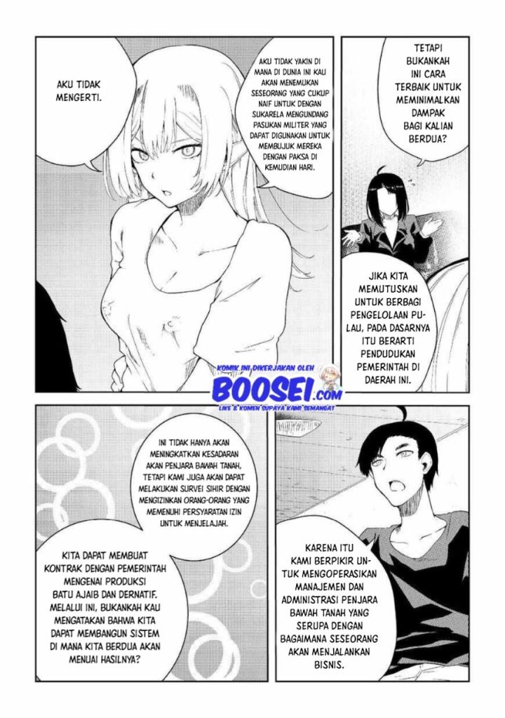 Mujintou De Elf to Kyoudou Seikatsu Chapter 07 Gambar 18