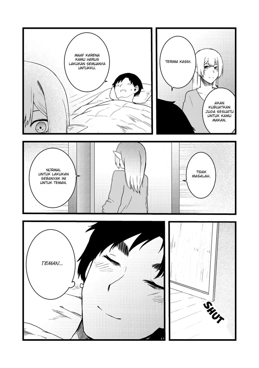 Mujintou De Elf to Kyoudou Seikatsu Chapter 04.2 Gambar 4