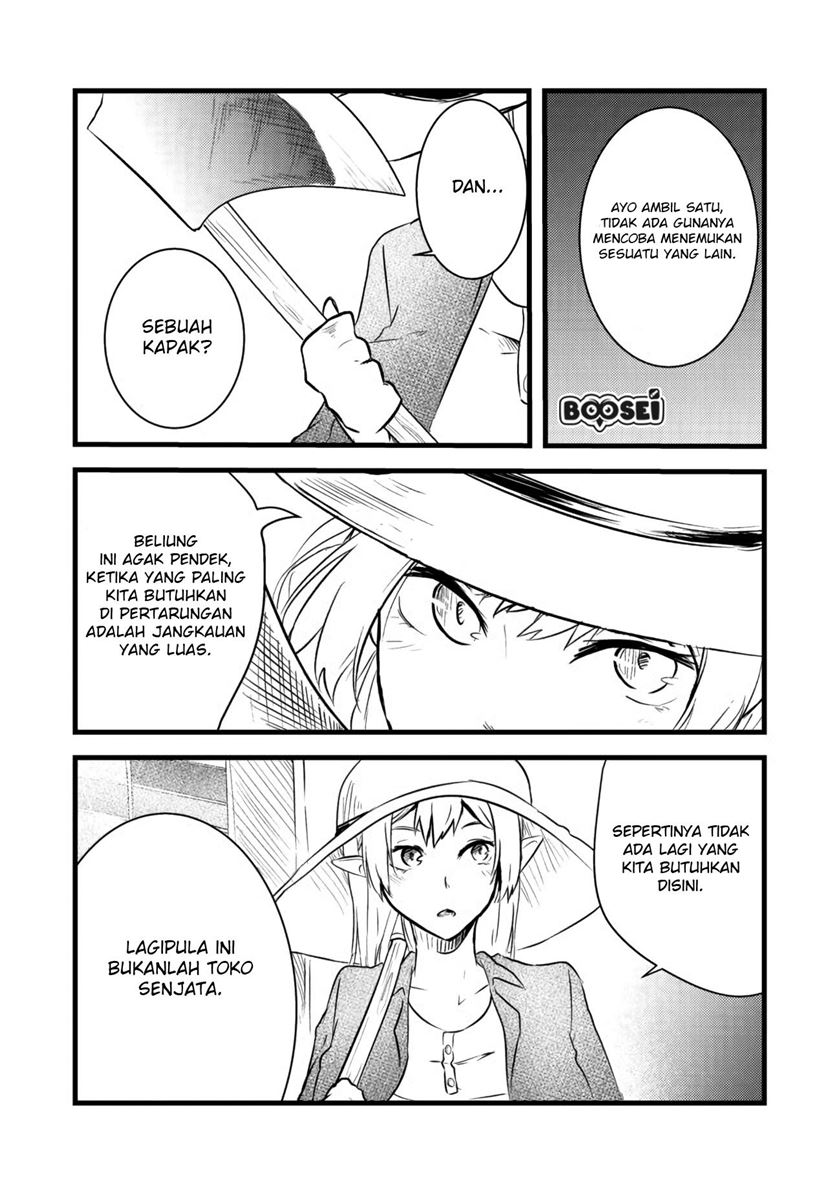 Mujintou De Elf to Kyoudou Seikatsu Chapter 03.2 Gambar 13