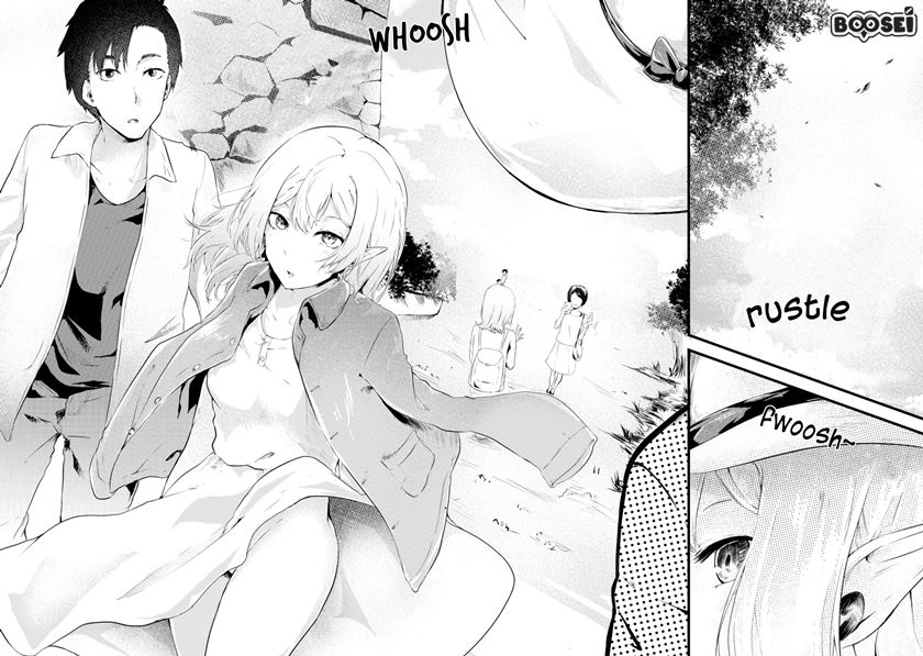 Mujintou De Elf to Kyoudou Seikatsu Chapter 03.2 Gambar 3