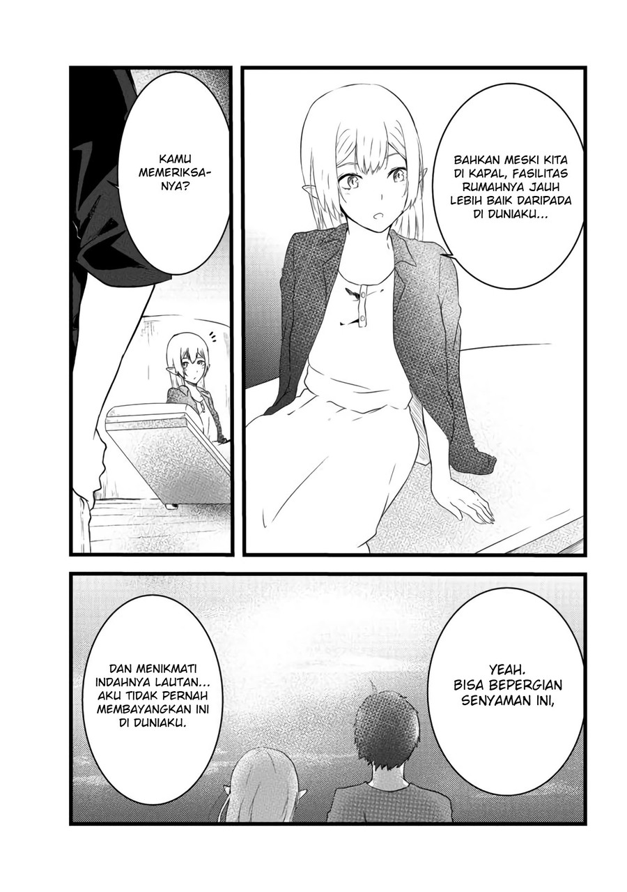 Mujintou De Elf to Kyoudou Seikatsu Chapter 03 Gambar 19