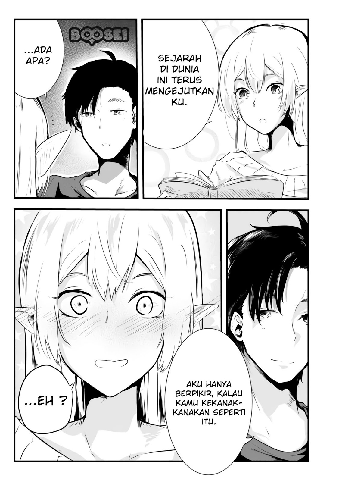 Mujintou De Elf to Kyoudou Seikatsu Chapter 02 Gambar 11