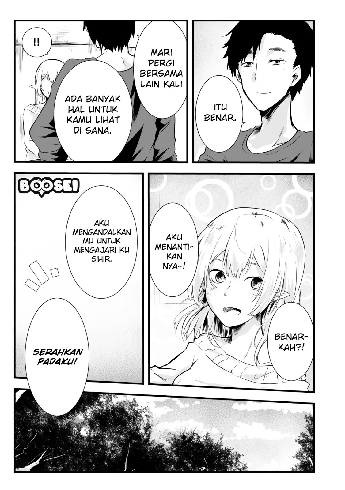Mujintou De Elf to Kyoudou Seikatsu Chapter 02 Gambar 13