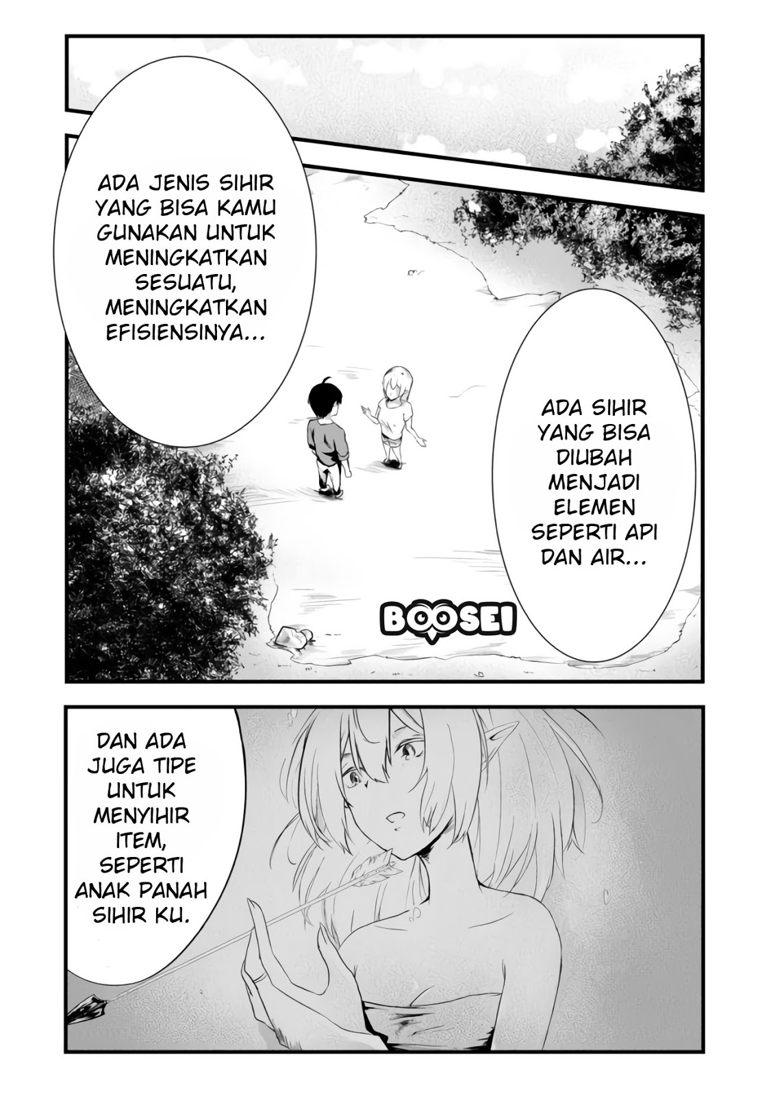 Mujintou De Elf to Kyoudou Seikatsu Chapter 02 Gambar 19