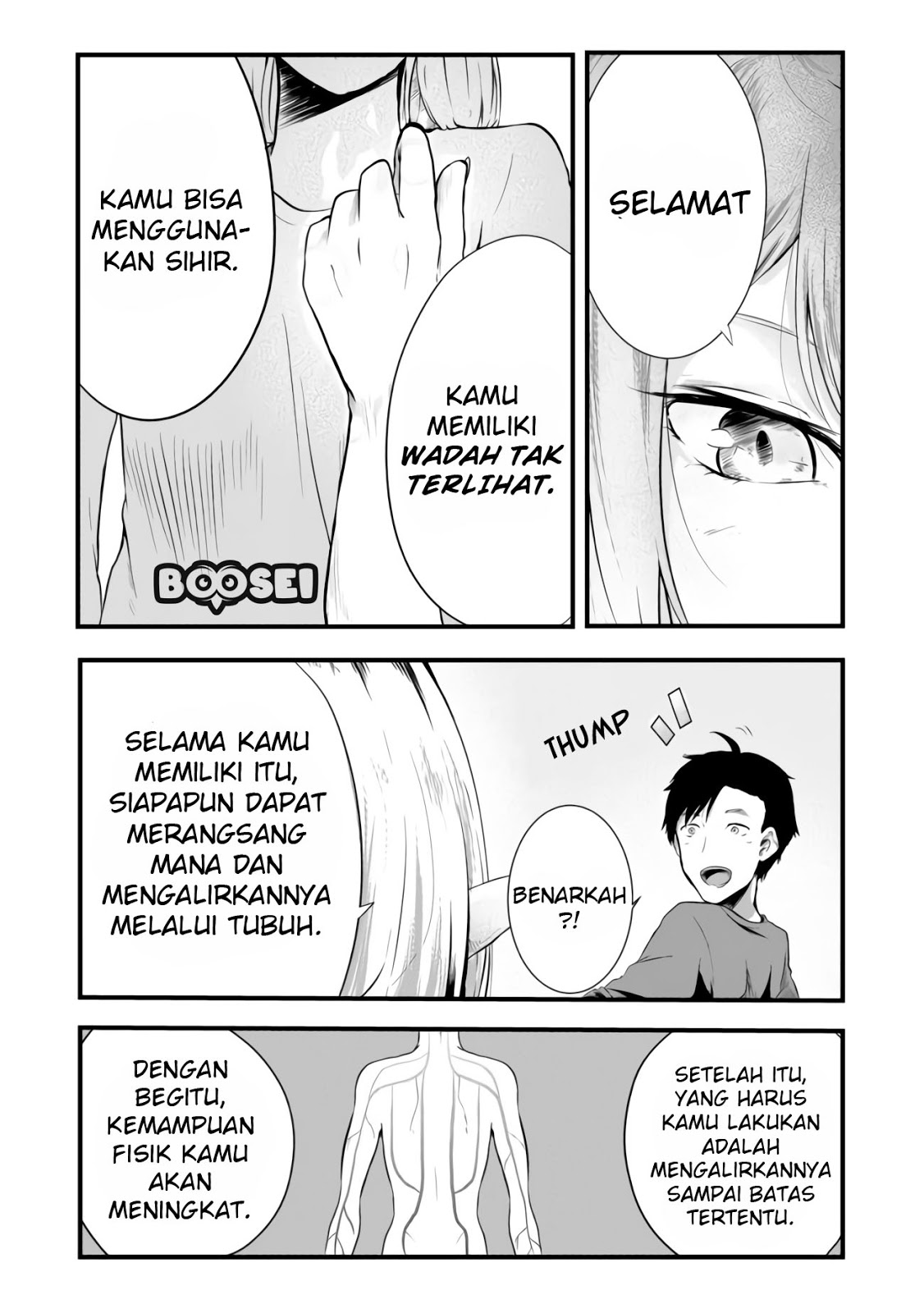 Mujintou De Elf to Kyoudou Seikatsu Chapter 02 Gambar 21
