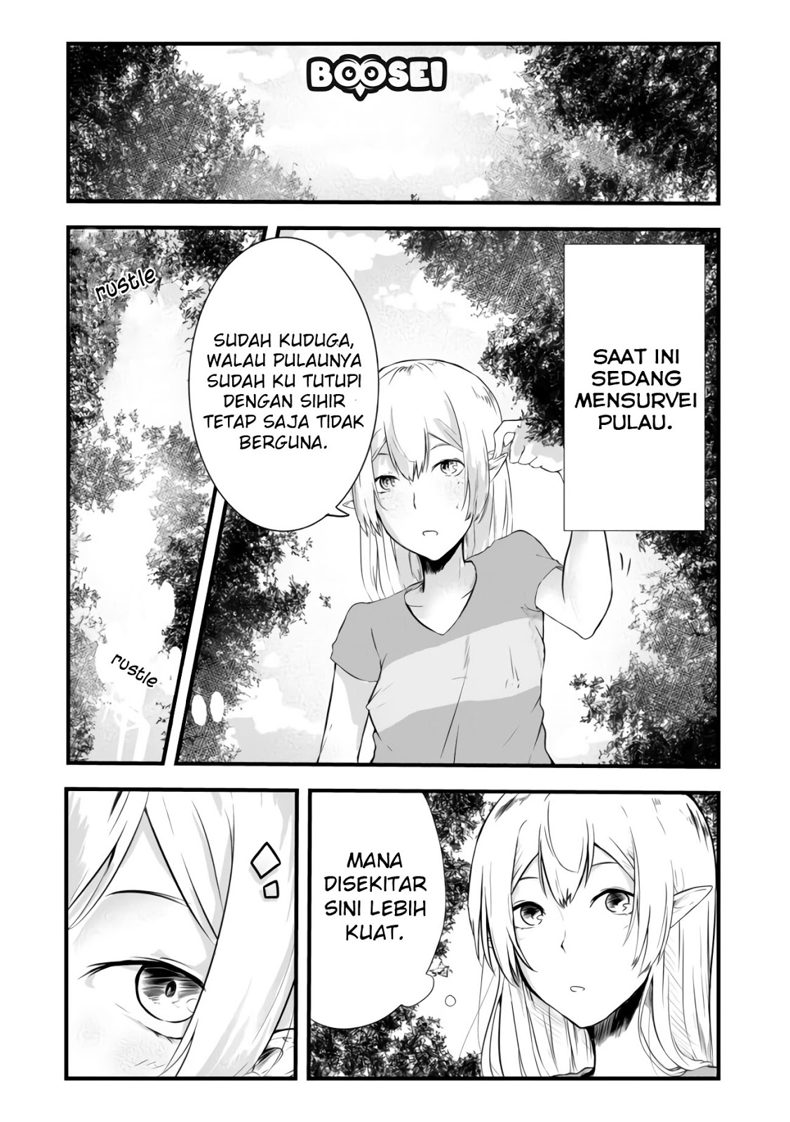 Mujintou De Elf to Kyoudou Seikatsu Chapter 02 Gambar 31
