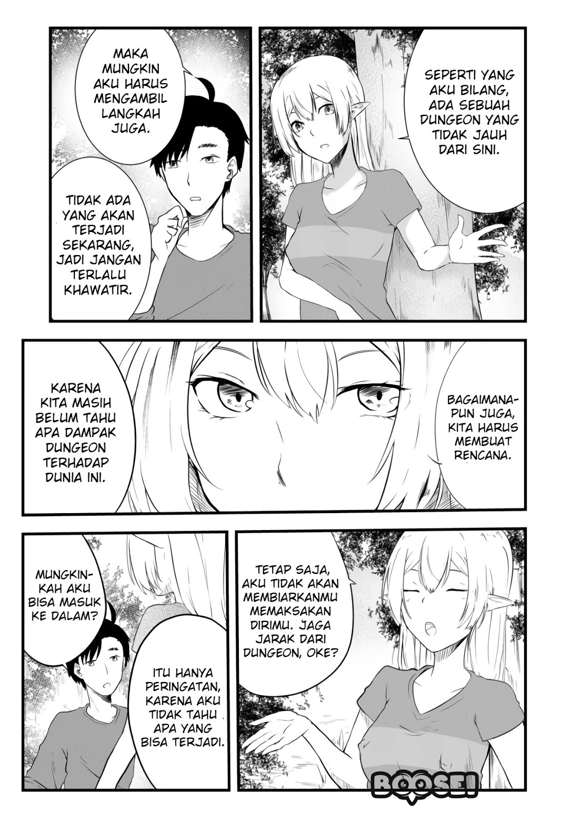 Mujintou De Elf to Kyoudou Seikatsu Chapter 02 Gambar 37