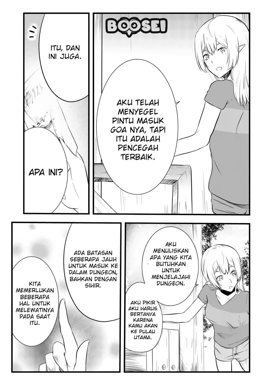 Mujintou De Elf to Kyoudou Seikatsu Chapter 02 Gambar 39