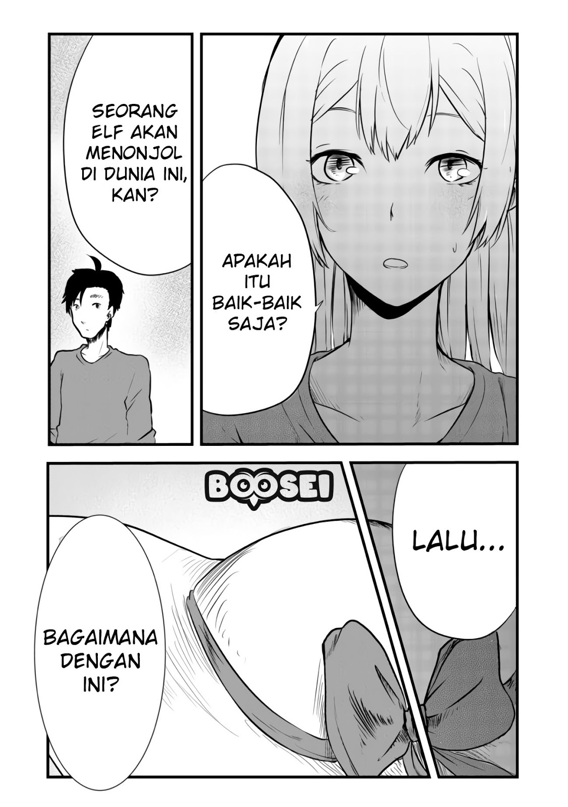 Mujintou De Elf to Kyoudou Seikatsu Chapter 02 Gambar 41