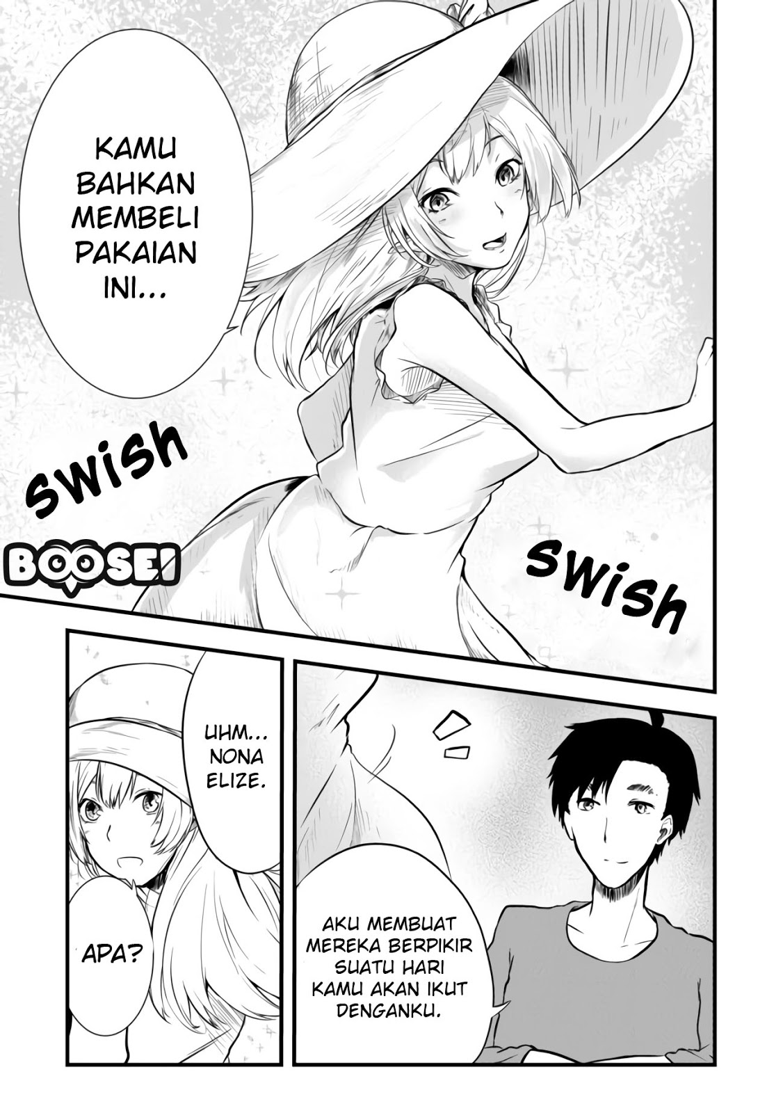 Mujintou De Elf to Kyoudou Seikatsu Chapter 02 Gambar 43