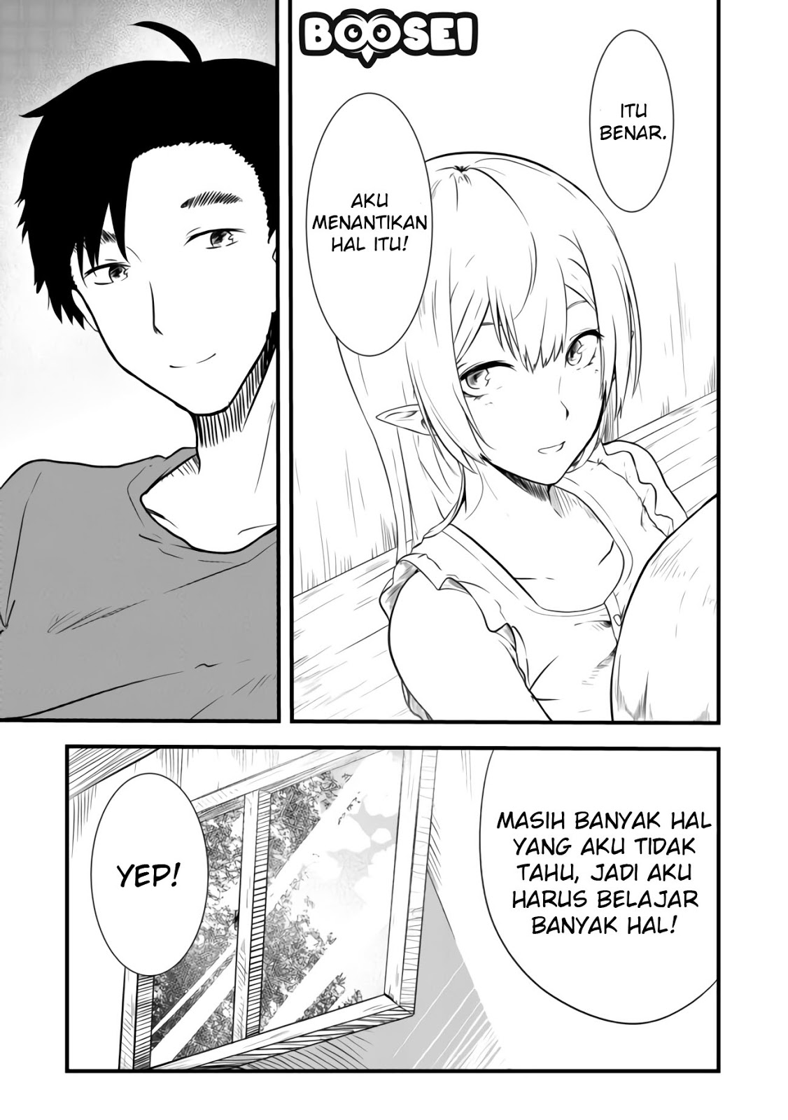 Mujintou De Elf to Kyoudou Seikatsu Chapter 02 Gambar 45