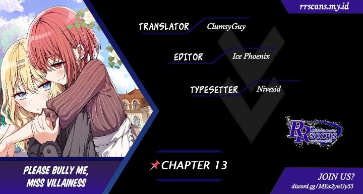 Baca Komik Please Bully Me, Miss Villainess! Chapter 13 Gambar 1