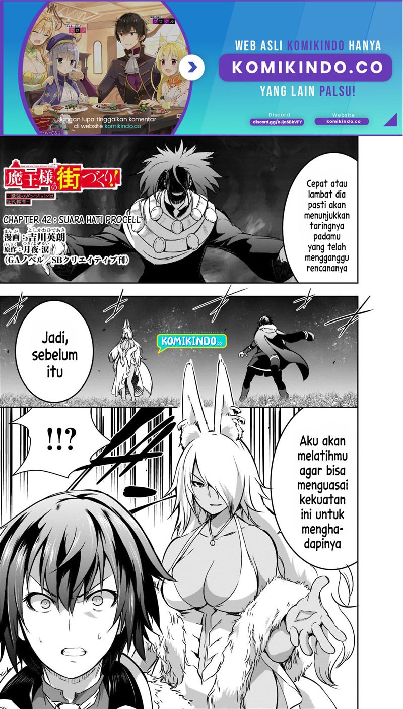 Baca Manga Maou-sama no Machizukuri! ~Saikyou no Danjon wa Kindai Toshi~ Chapter 42 Gambar 2