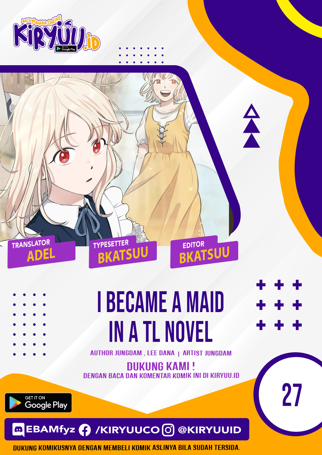 Baca Komik I Became a Maid in a TL Novel Chapter 27 Gambar 1