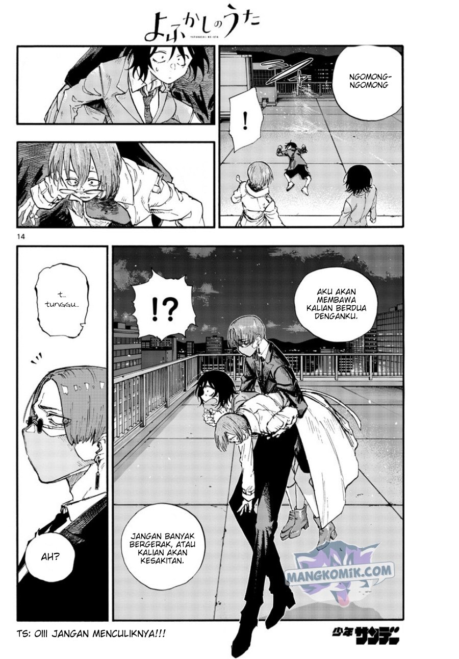 Yofukashi no Uta Chapter 111 Gambar 14