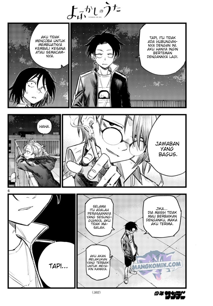 Yofukashi no Uta Chapter 111 Gambar 6