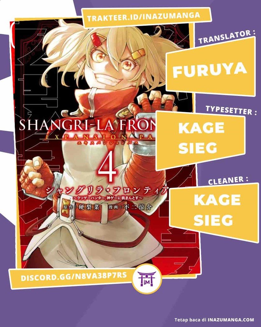 Baca Komik Shangri-La Frontier ~ Kusoge Hunter, Kamige ni Idoman to su~ Chapter 32 Gambar 1