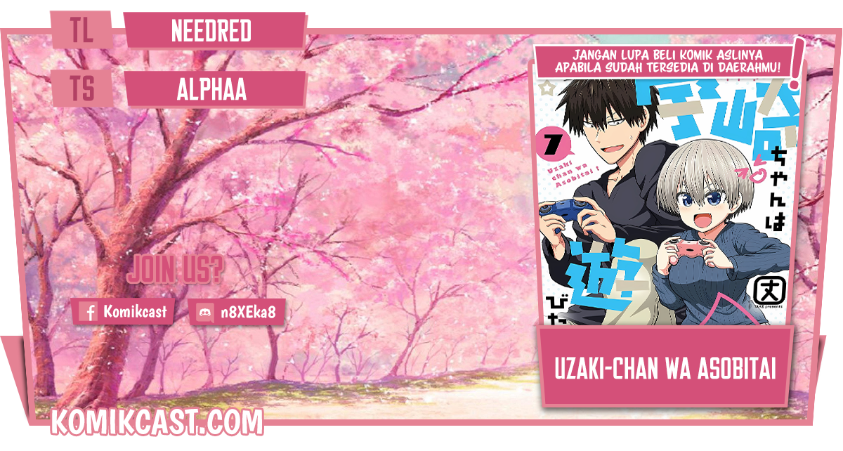 Baca Komik Uzaki-chan wa Asobitai! Chapter 79 Gambar 1