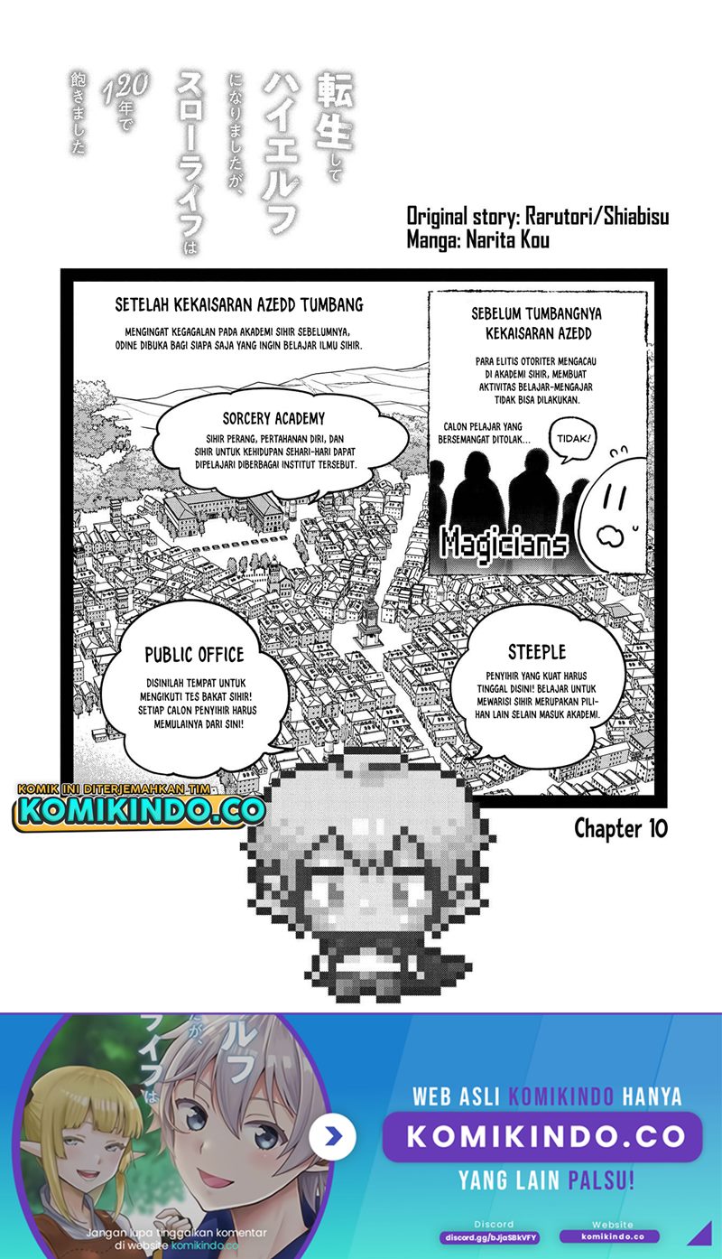 Baca Manga Tensei Shite High Elf ni Narimashitaga, Slow Life wa 120-nen de Akimashita Chapter 10 Gambar 2