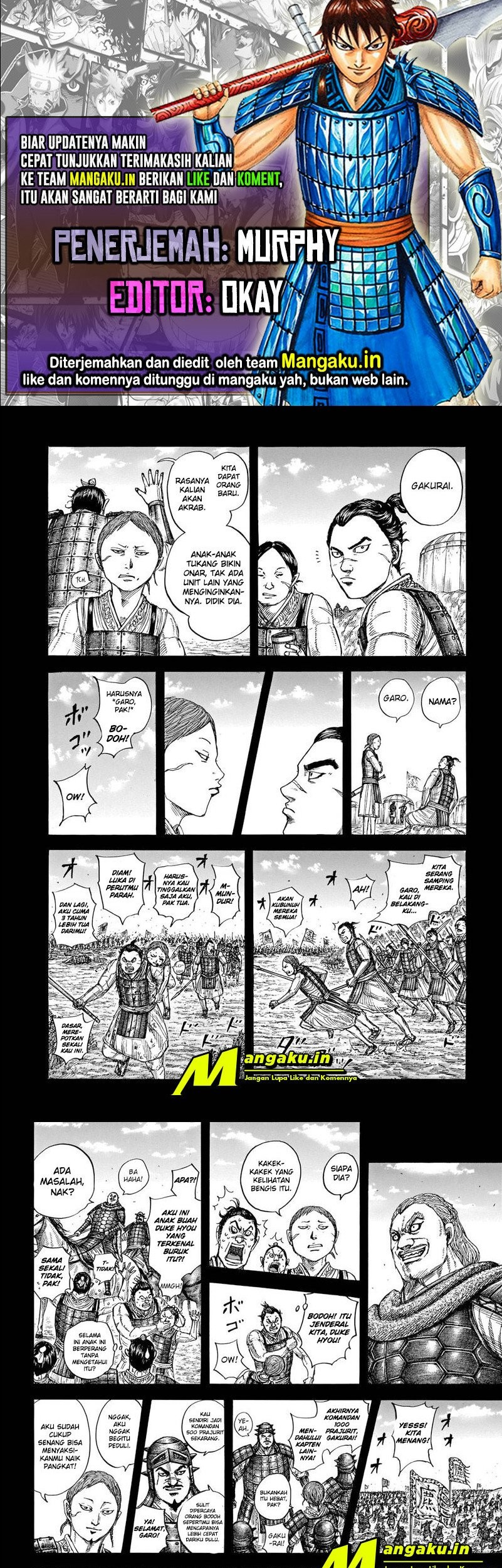 Baca Komik Kingdom Chapter 720 Gambar 1