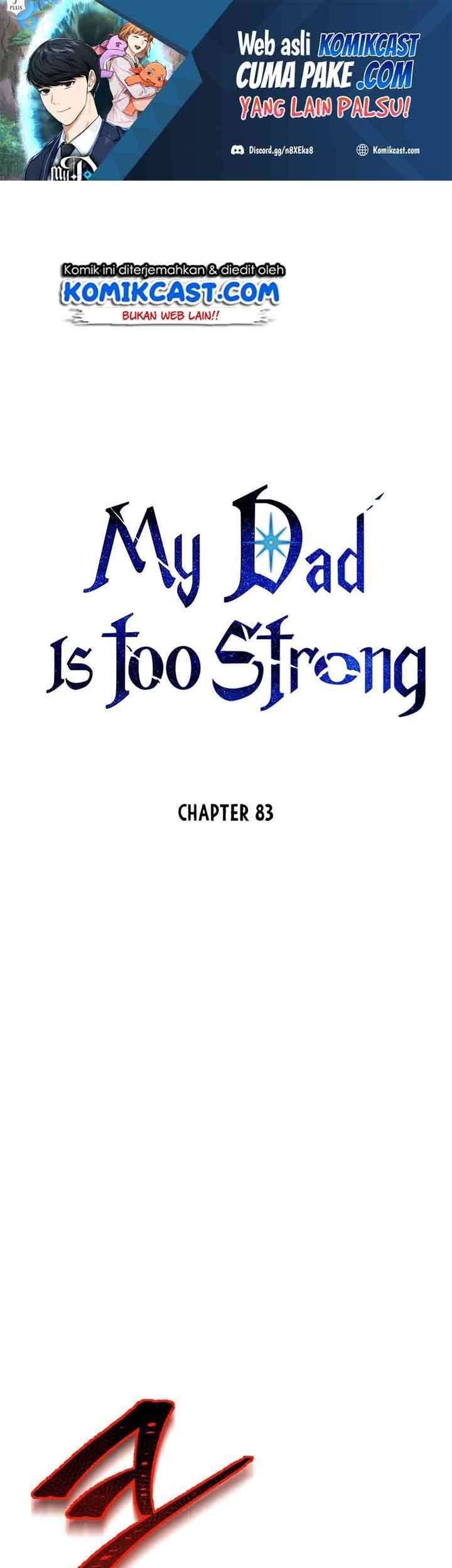 Baca Manhwa My Dad Is Too Strong Chapter 83 Gambar 2