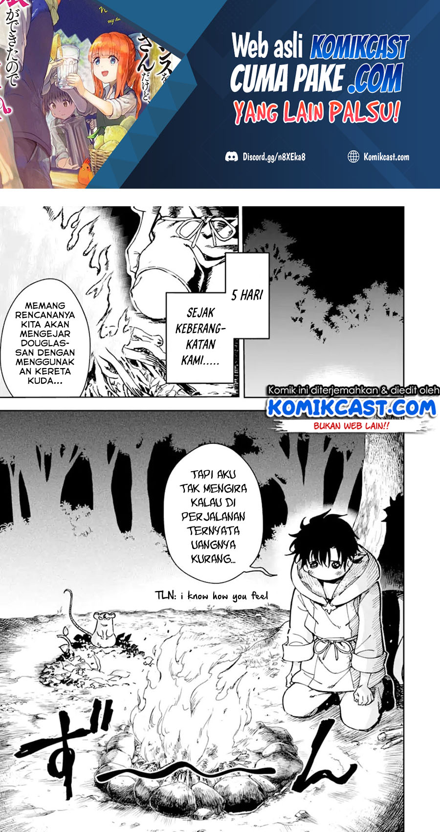 Baca Manga Boukensha License o Hakudatsu Sareta Ossan Dakedo, Manamusume ga Dekita no de Nonbiri Jinsei Chapter 33.3 Gambar 2