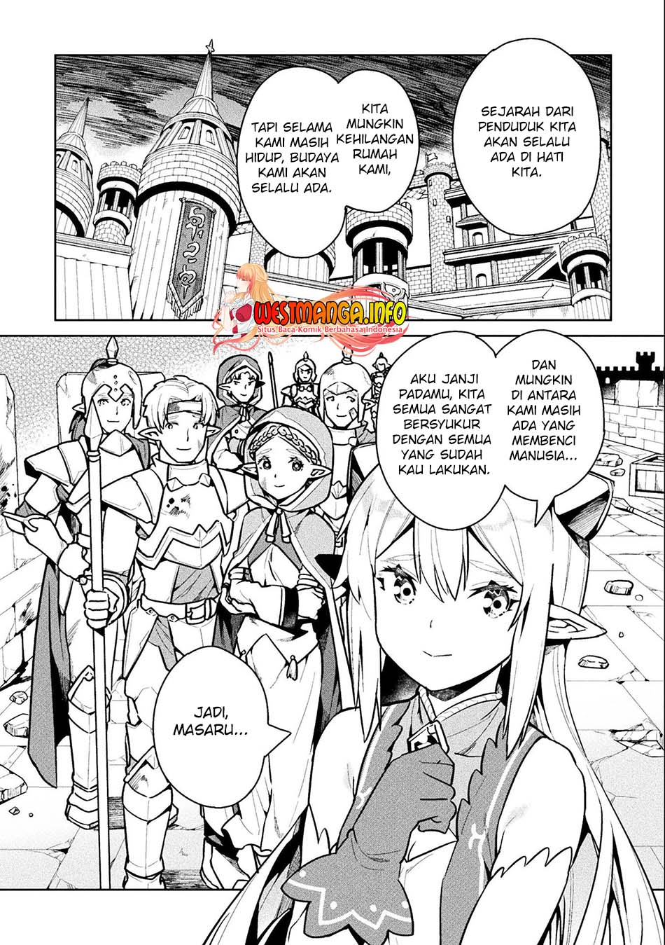 NEET dakedo Hello Work ni Ittara Isekai ni Tsuretekareta Chapter 42 Gambar 37